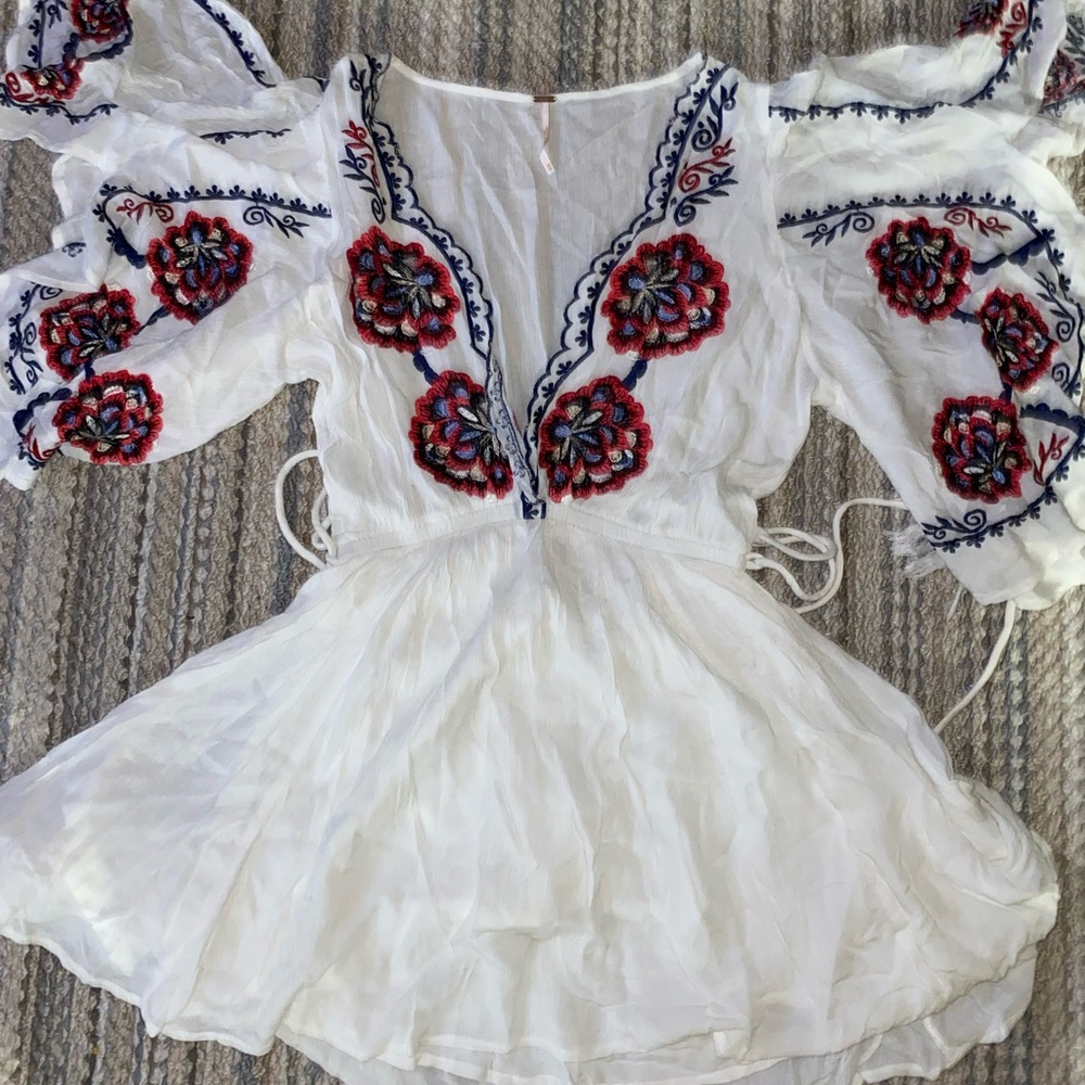 Beautiful white swing dress